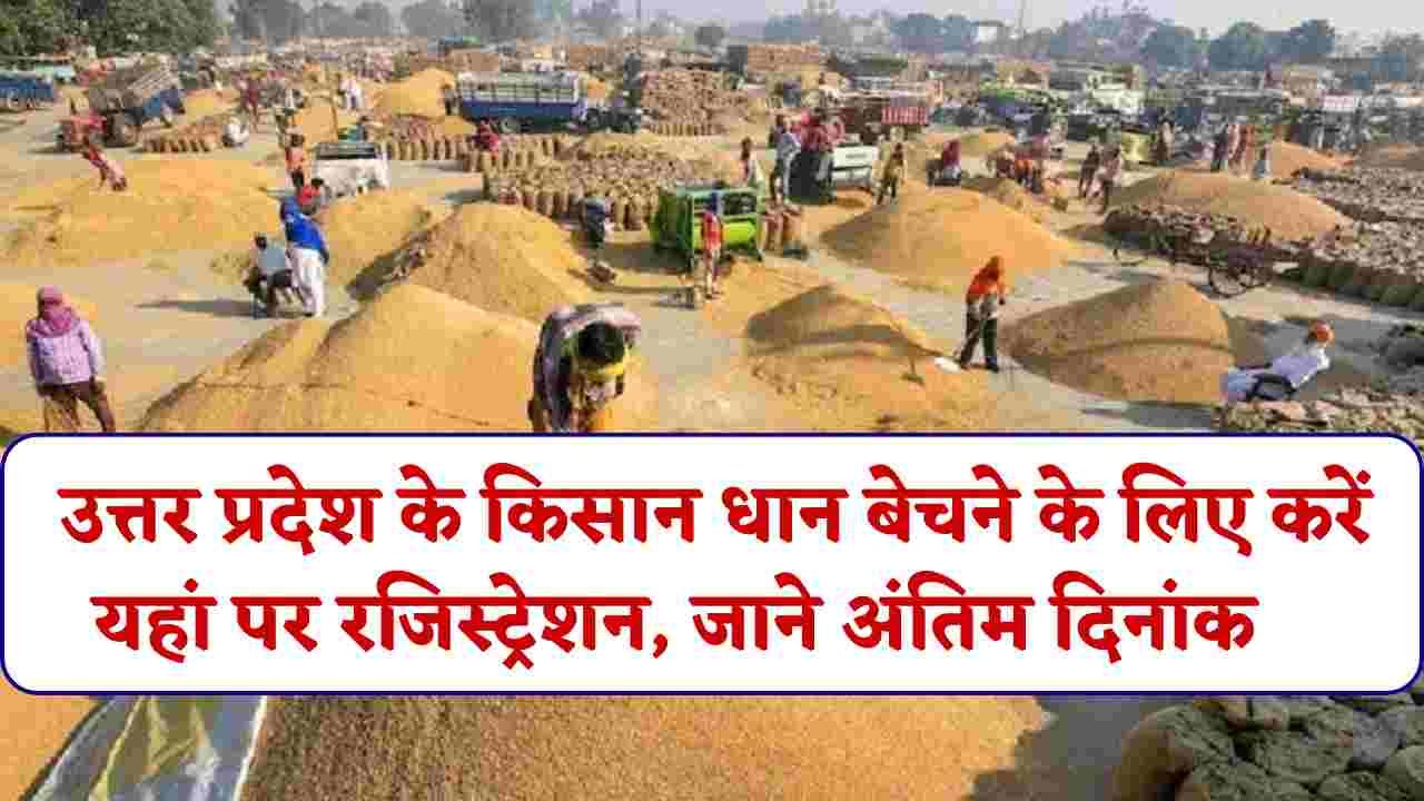 Kharif Season Purchase 2024-25: उत्तर प्रदेश के किसान धान बेचने के लिए करें यहां पर रजिस्ट्रेशन, जाने अंतिम दिनांक